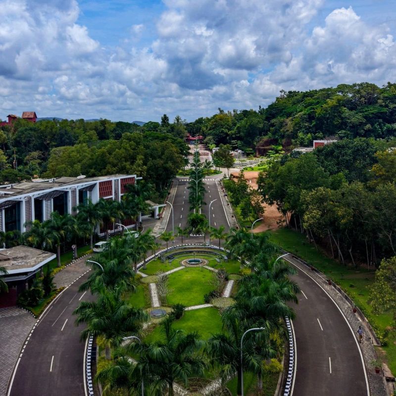 Aerial view of IIST campus in Thiruvananthapuram